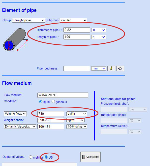 Calculate the water pressure drop in the pipeline Irrigation Blog for